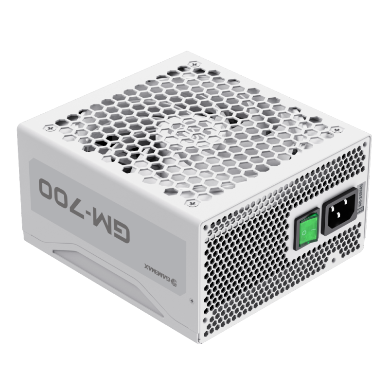GameMax GM-700 Modular 700 Watts Power Supply 80+ Bronze - White GameMax GM-700 Modular 700 Watts Power Supply 80+ Bronze - White